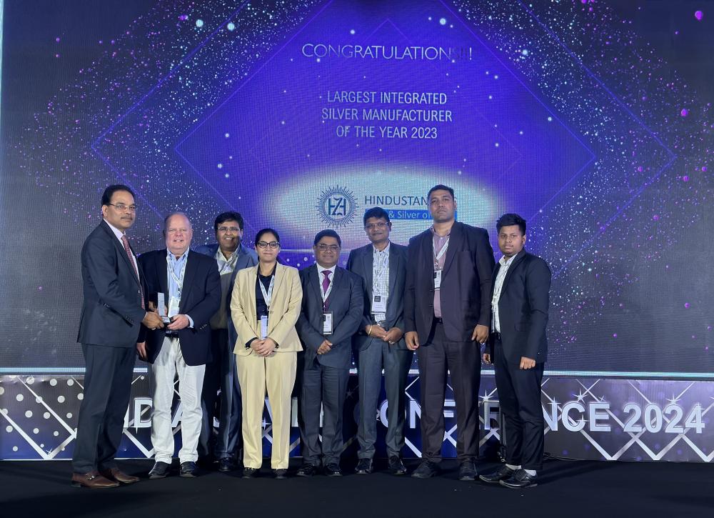 Hindustan Zinc Clinches India Silver Conference Excellence Award 2023