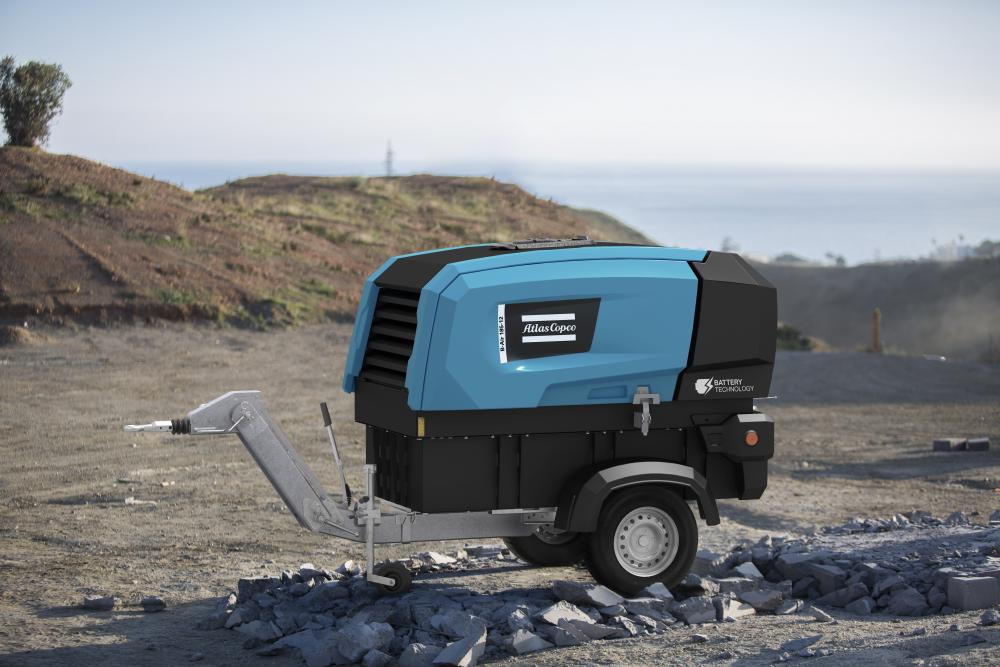 Atlas Copco Unveils World’s First Battery-driven Portable Screw Compressor