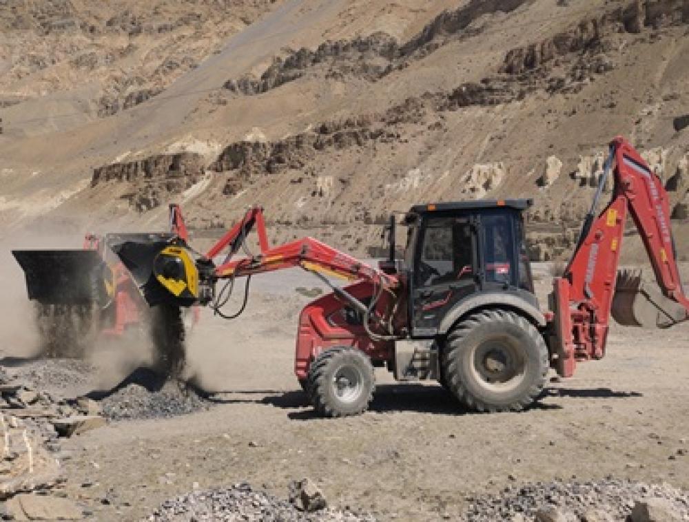 MB Crushers Lead the Way in Kaza, Himachal Pradesh