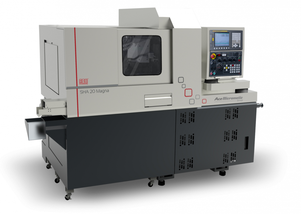 CNC Sliding Headstock Automats - Ace Designers’ SHA 20 Magna