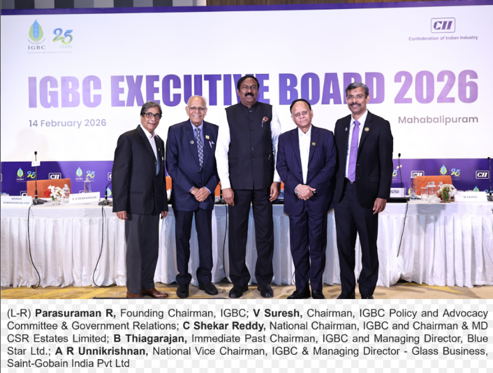 CII-IGBC Unveils New Leadership for 2026