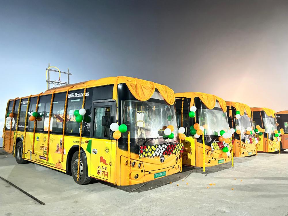 GreenCell Mobility’s 150 Electric Buses Power Ayodhya’s Eco-Friendly Transit for Ram Mandir Ceremony