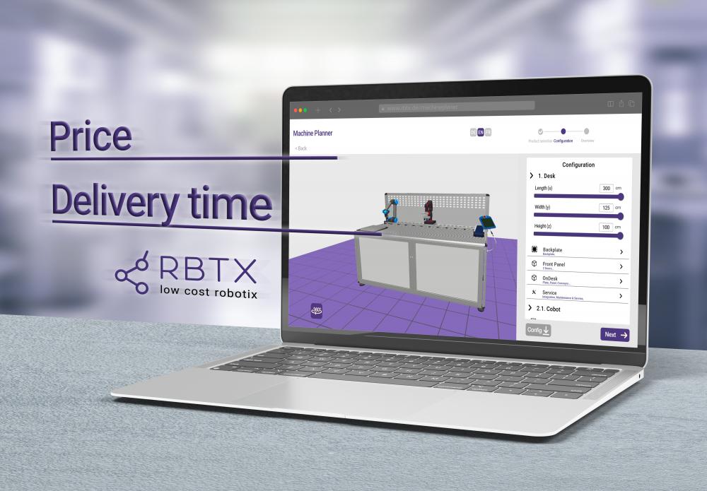igus GmbH Revolutionizes Robot Workstation Configuration with Machine Planner on RBTX.com