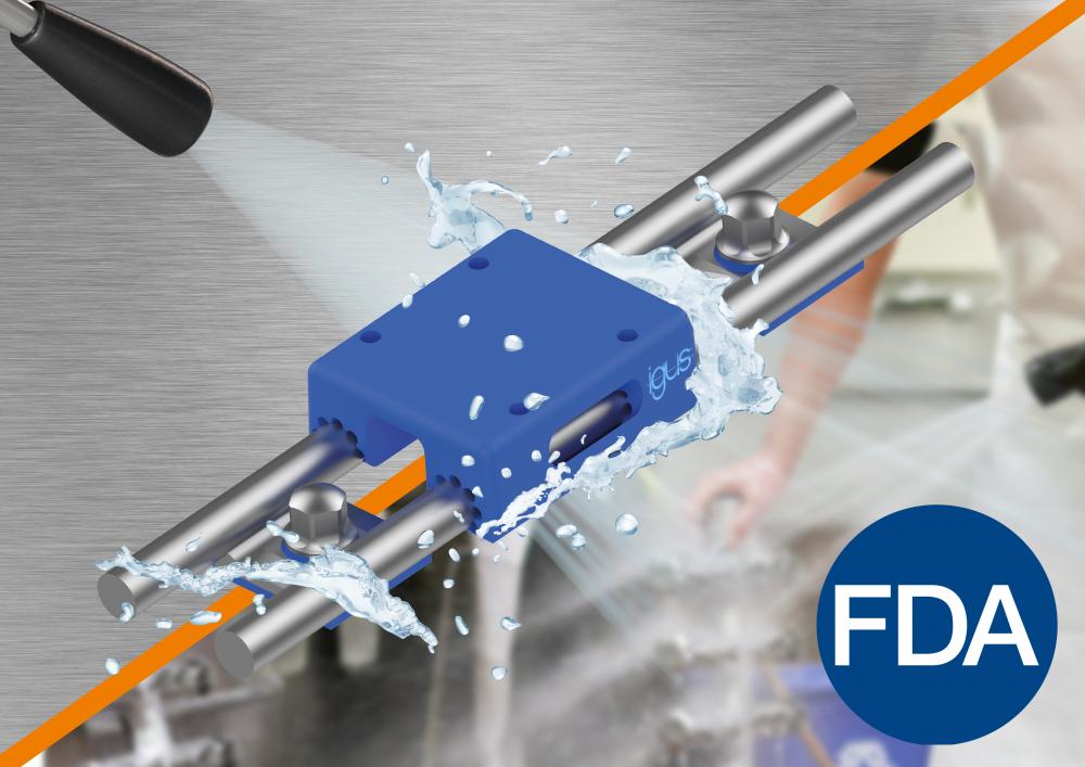 igus Presents Hygienic Design Linear Guide for Clean & Safe Applications