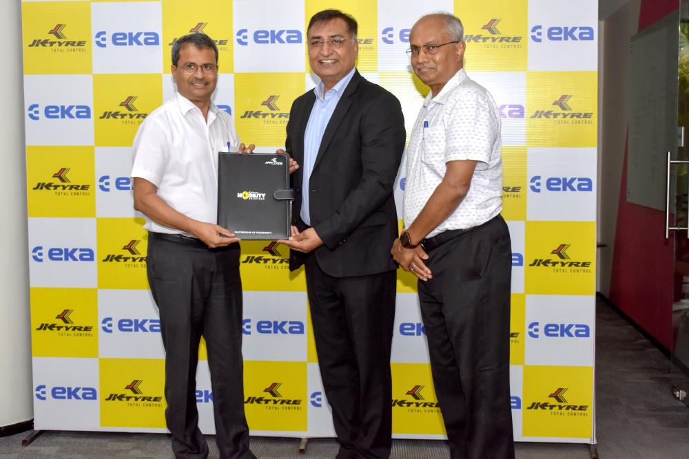 JK Tyre Joins Forces with EKA Mobility to Revolutionize the EV Landscape