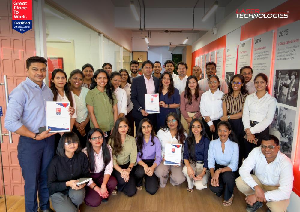 Laser Technologies Wins Great Place To Work® Recognition