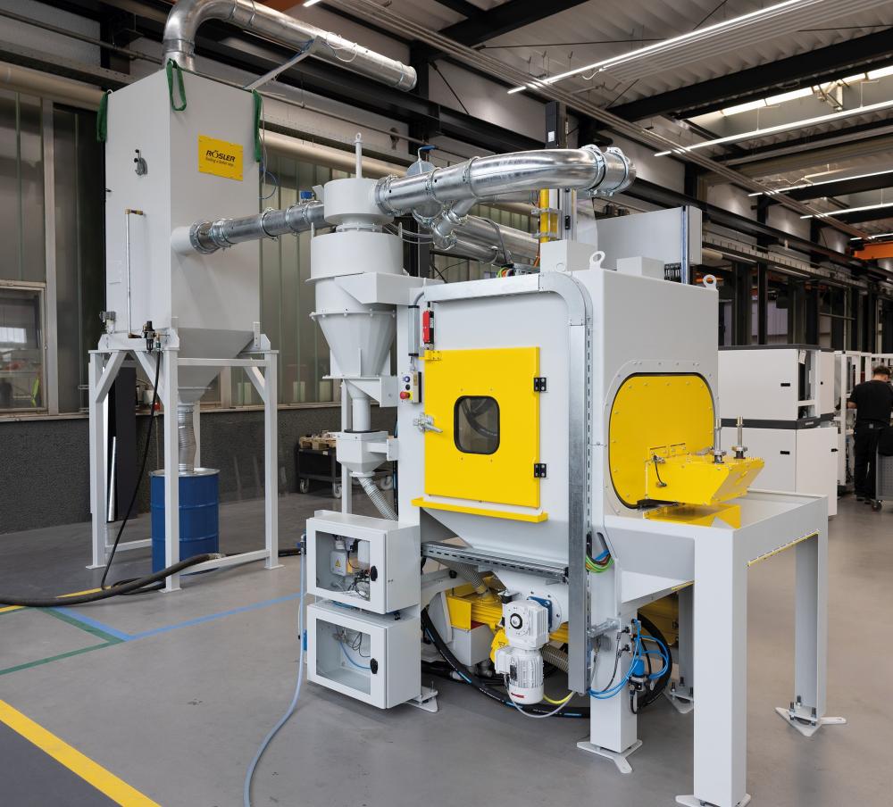Rösler Swing Chamber Machine Enables Efficient Plastic De-Flashing