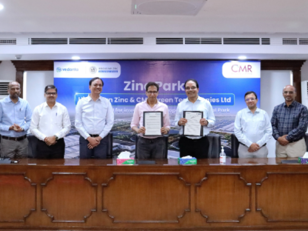 Hindustan Zinc Brings CMR Green Technologies to Zinc Park