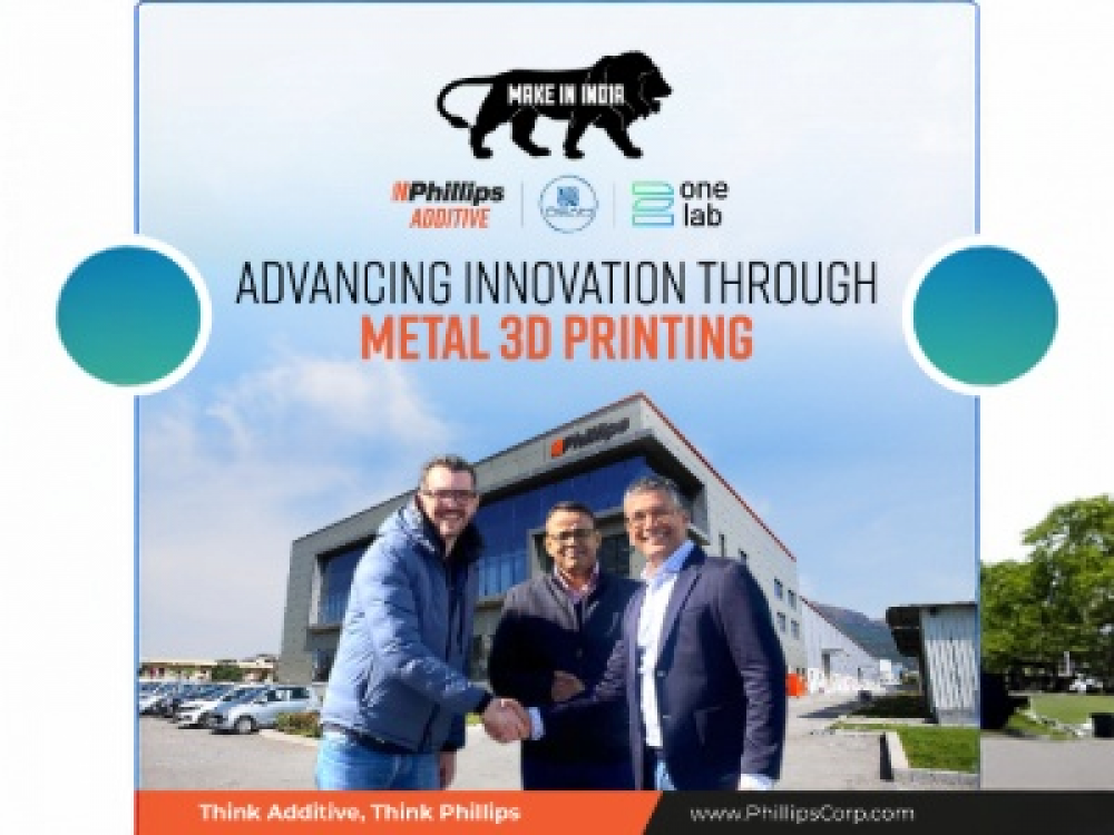 Phillips Machine Tools India, 2OneLab Ink AM Partnership in India