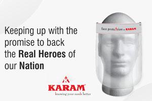 KARAM Industries helps fight COVID-19 with its Face Shields