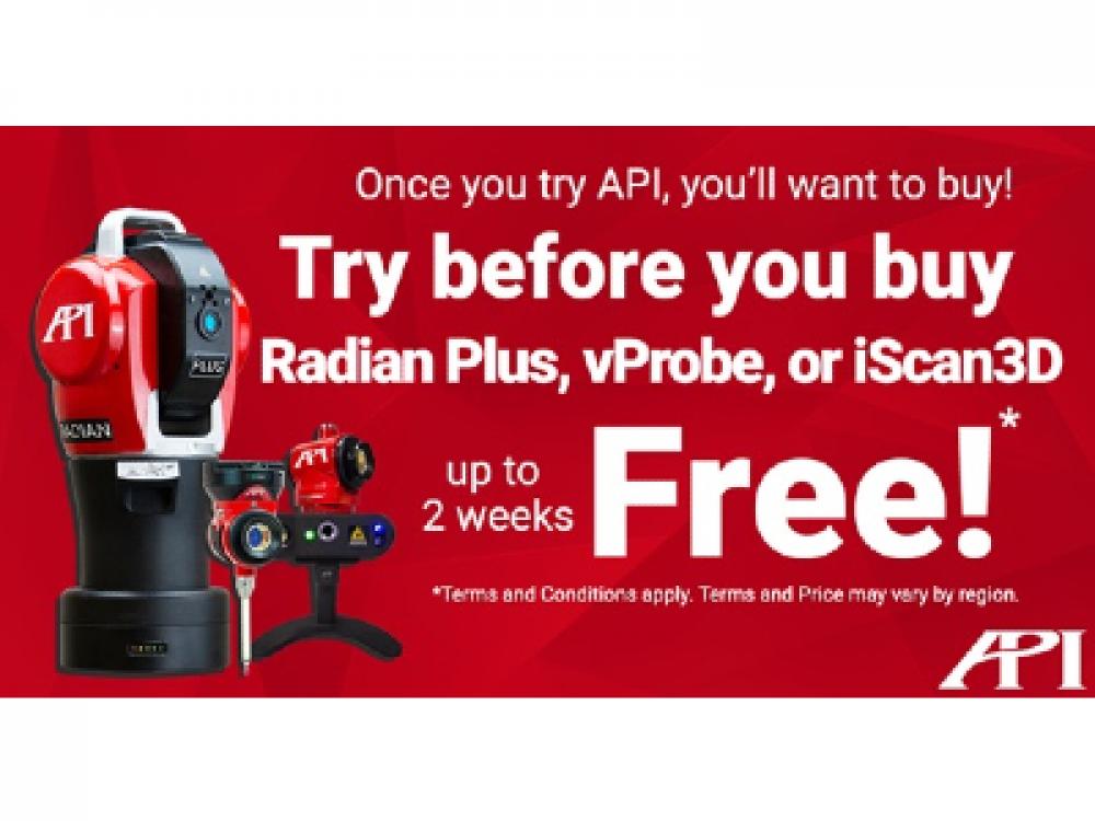 API Launches Exclusive ‘Try It and Buy It’ Program for Dimensional Metrology